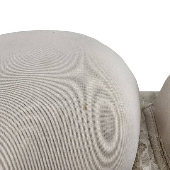 Torrid White Lace Strapless Underwire Full Coverage Multi-way Bra Size 42DD - Picture 4 of 5